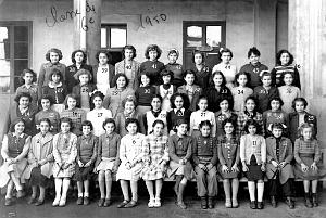 ECOLE LAMORICIERE FILLES 1950 6 EME MME BLANCHARD